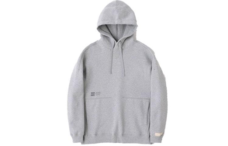 New Balance Sweatshirts Men s Gray Hooded Moderate AMT25021-HGR S