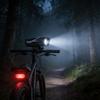Přední světlo na kolo USB dobíjecí hliníková slitina Cyklistická lampa s úrovněmi jasu pro noční jízdu
