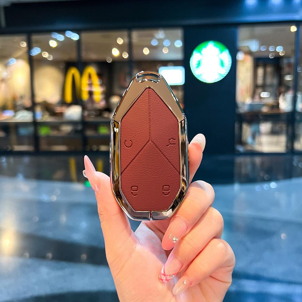 Car Key Case For Byd Leopard 5 Accessories Fang Cheng Bao Formula Titanium 3 8 7 Keychain Cover Shell Housing Holder Fob
