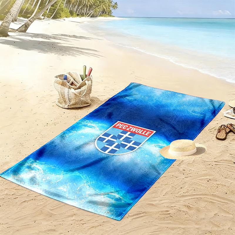 Pec Zwolle Print Beach Towel Large Soft Quick Dry Towel For Beach Camping Swimming