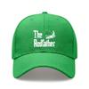 [Dad Hat Fishing] The Rodfather Print Polyester Adjustable Casual Outdoor Sports Baseball Cap For Men Women Father's Day Gift