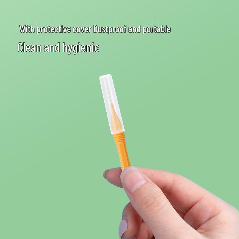 Customizable I-Type Superfine Interdental Brush for Orthodontic Care - Soft Bristles for Effective Cleaning