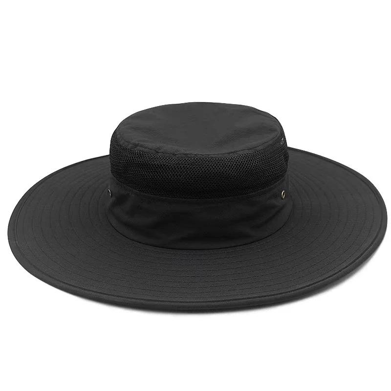 2025  Plus Size Sun Hat Adult Summer Outdoor Mountaineering Panama Outdoor Fisherman Hat Man Big Size Bucket Hat 56-60cm 60-64cm