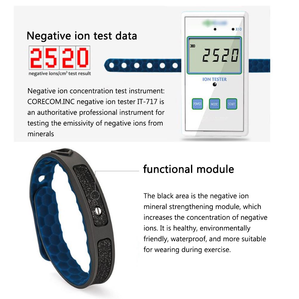 Anti Static Wristband Adjustable Waterproof Silicone Bracelet Prevents Static Anti Static Sports Bracelet for Men and