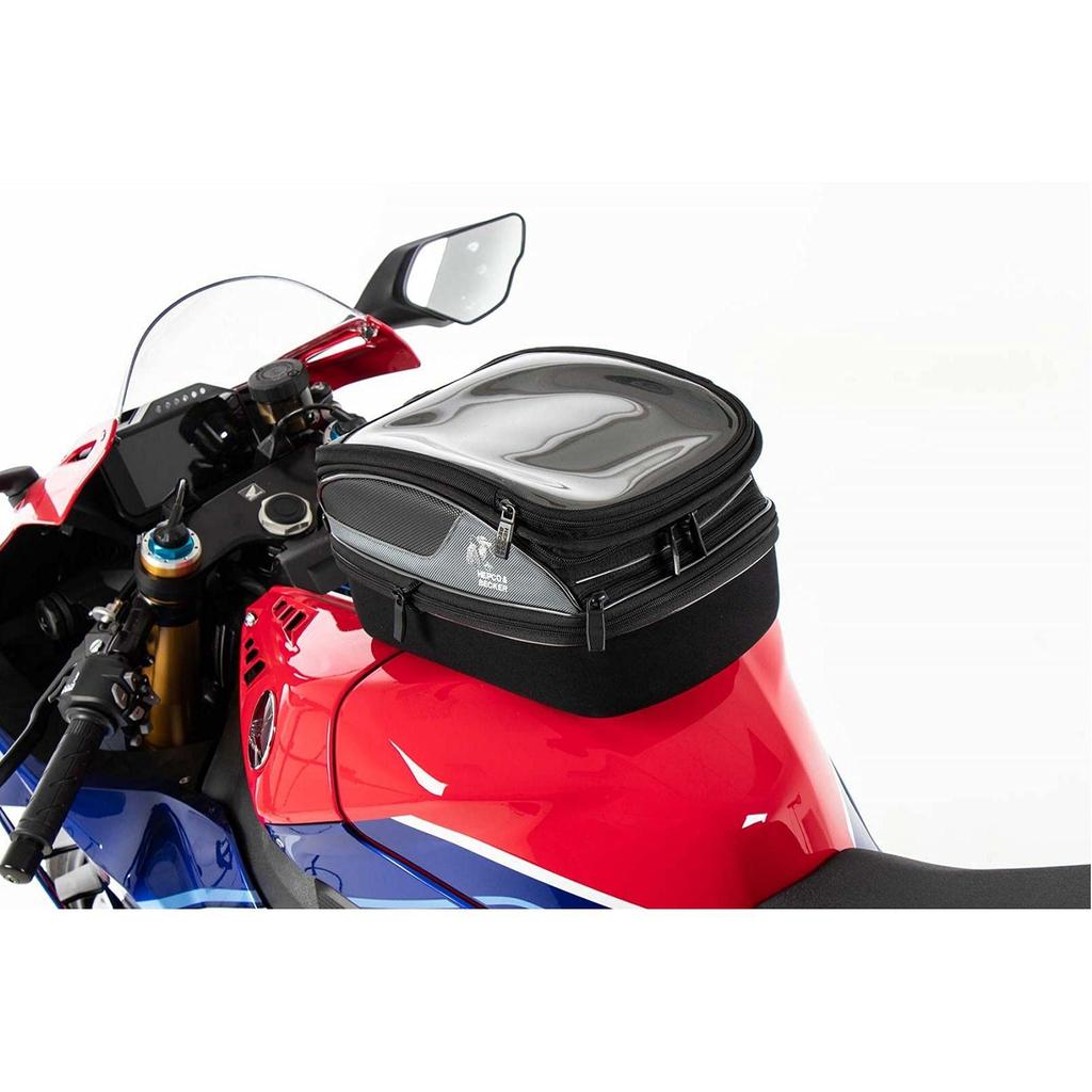 Hepco Becker Tank Bag for Street Tourer M with Tank Ring 1 Set & Fittings, Black, (640805-0001)