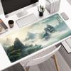 Ultra-Large Ink Wash Landscape Mouse Pad – Precision Locked Edge, Anti-Slip Desk Pad for Office or Home