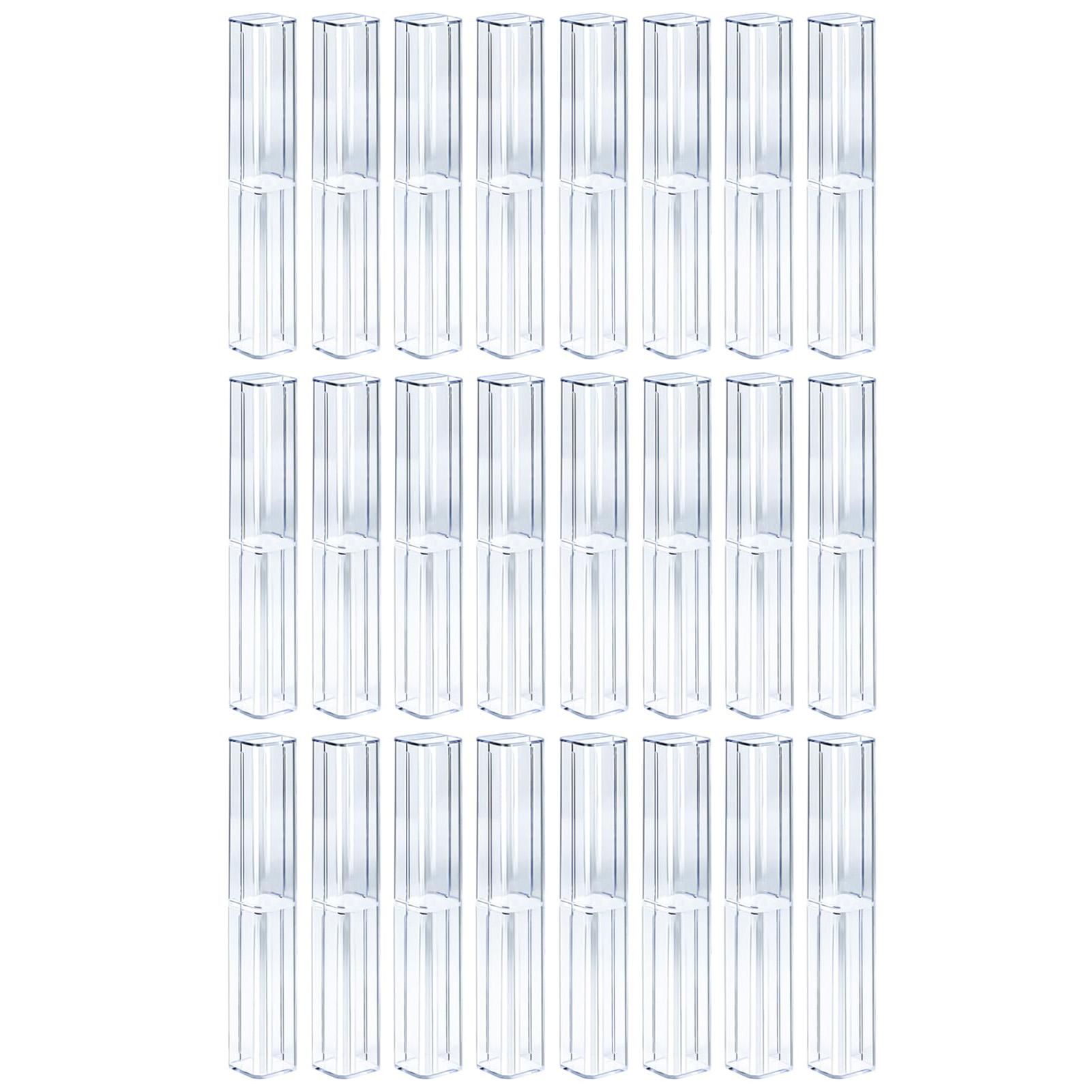

Acrylic Pen Holder Box Transparent Storage Gift End Square Crystal Design for Adults 1pc