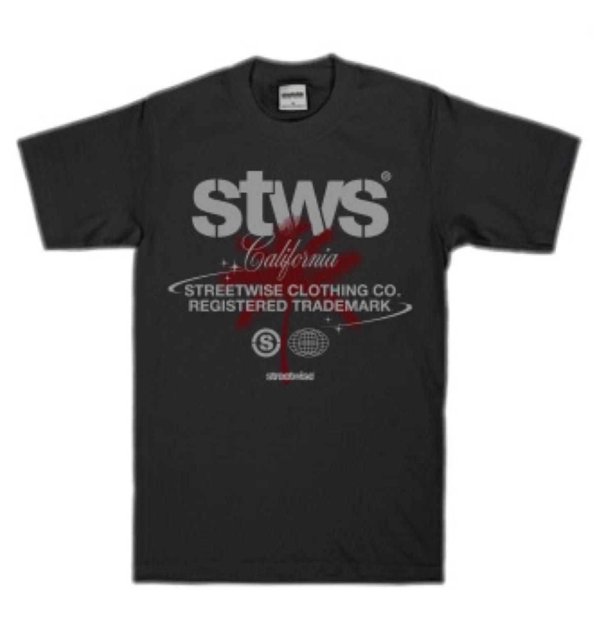 Streetwise LA Palma Graphic T-Shirt Black M-L-XL-2XL-3XL-4XL-5XL M
