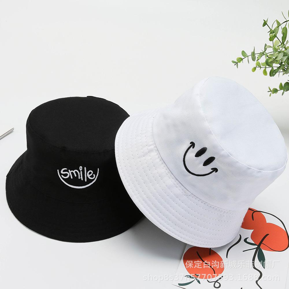 Hat autumn double-sided bucket hat women's spring summer sun hat Japanese new student basin hat cute