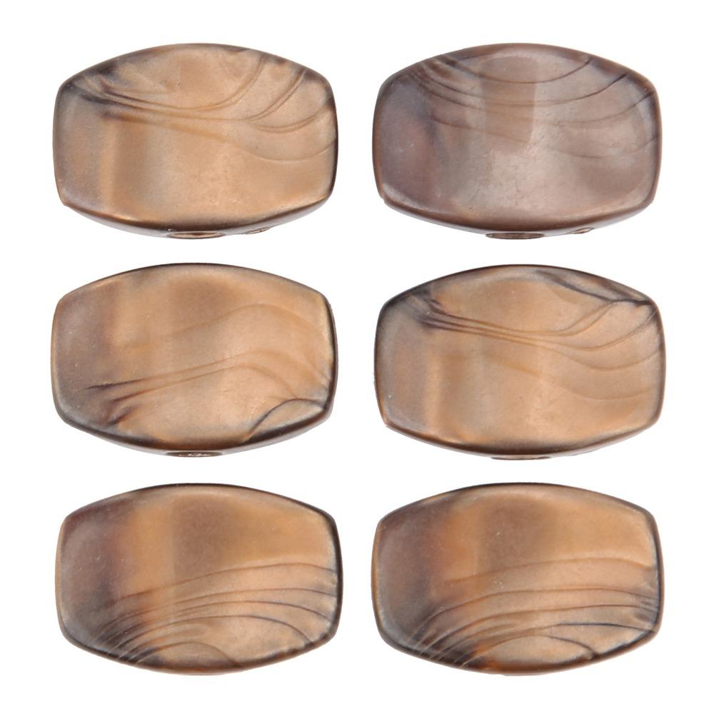 6PCS Plastic Material Tuning Peg Buttons Replacement Tuner Buttons For Guitar Maintenance