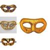 Mysterious Angel Halloween Masquerade Party Men's Mask Plush Cloth Half Face Mask With Fabric Edges
