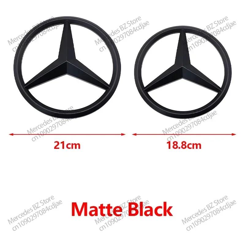 Autoaufkleber Für Mercedes Benz 188MM 210MM ABS Auto Frontgrill Abzeichen Aufkleber Decal Abdeckung Emblem Zubehör Für Mercedes Benz AM