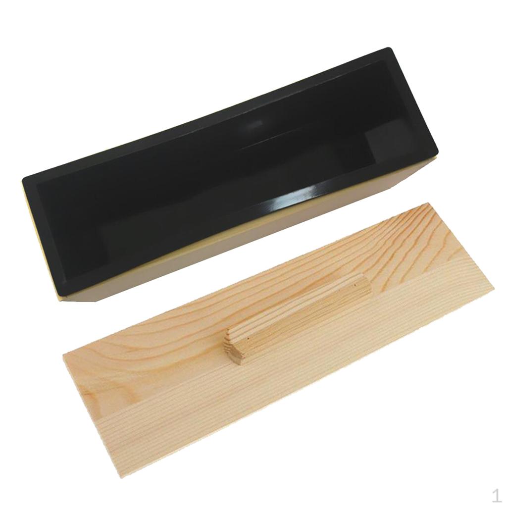 Flexible Rectangular Soap - Loaf with and Lid DIY Tool for Soaps Cake Making Supplies Silicone,