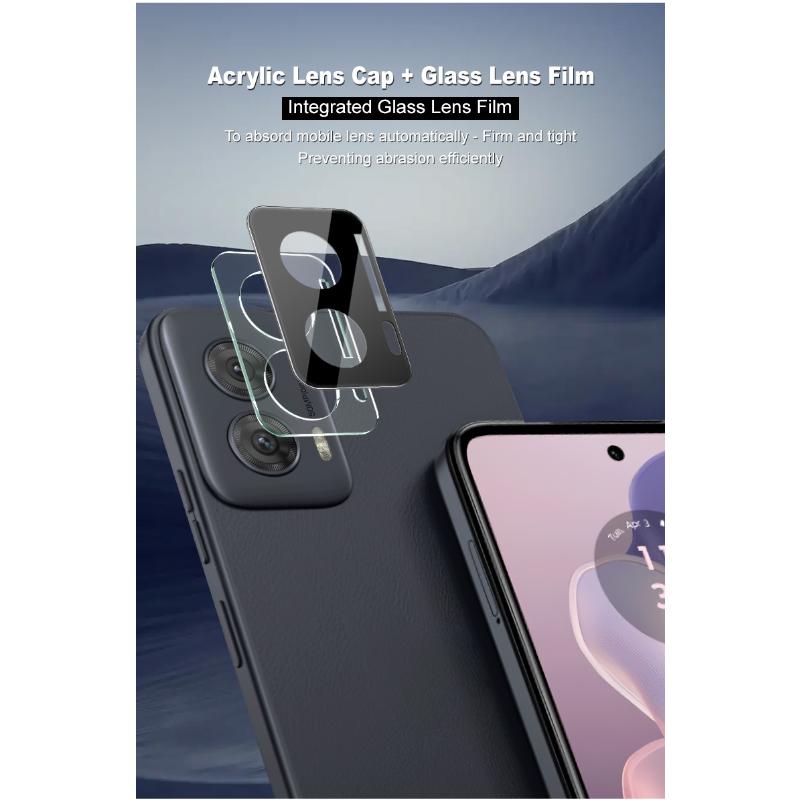 For Moto G Power 5G 2024 Glass IMAK High Definition Glass Lens Film Black Version