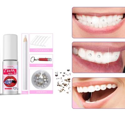 Kit de bijoux dentaires DIY Accessoires de décoration DIY Ajoutez de l'éclat à votre sourire avec de l'adhésif