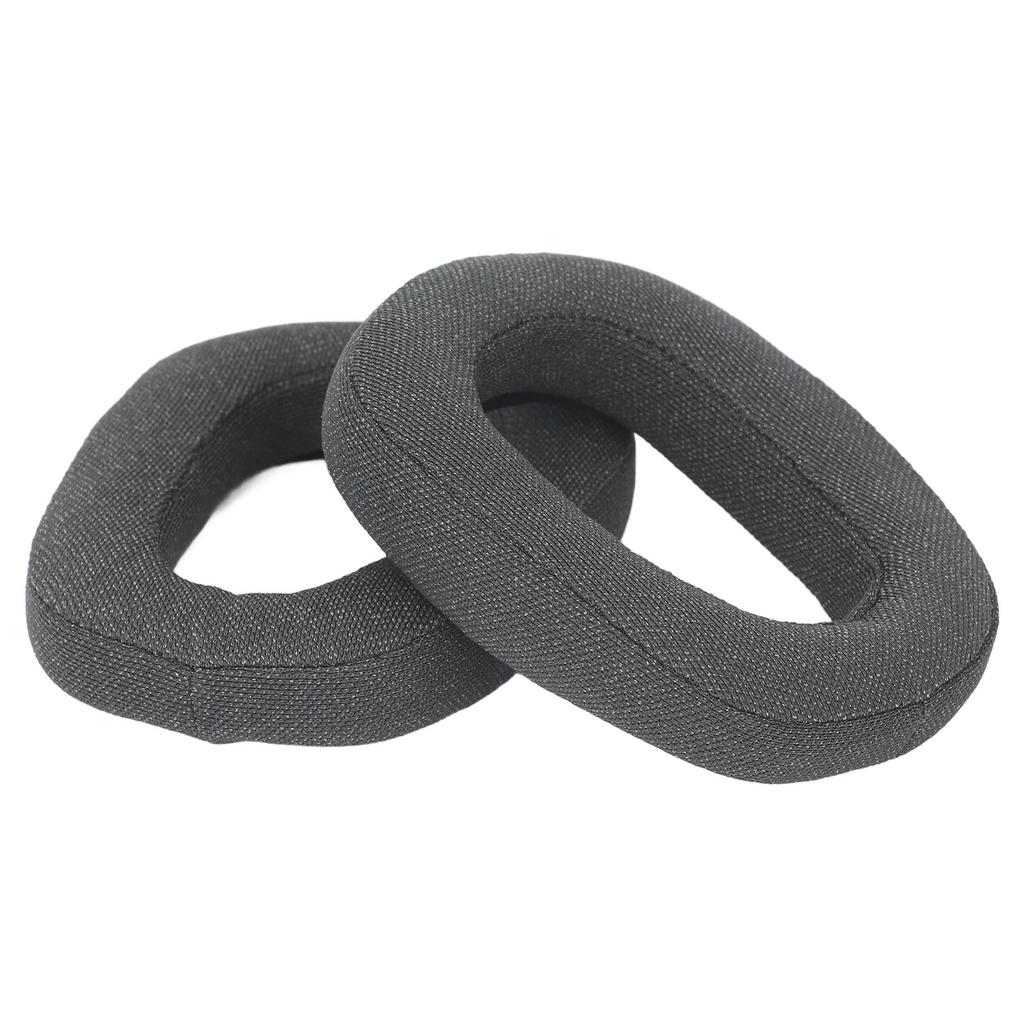 2pcs Replacement Ear Pads Professional Noise Insulation Breathable Cotton Linen Fabric Memory Foam Soft Comfortable Ear