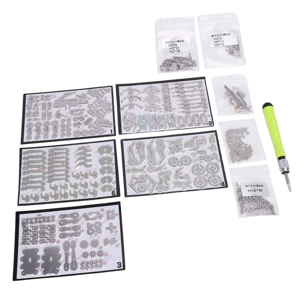 3D Metal Puzzles Kit To Build STEM Educational Toy   Mechanical Puzzle Building Blocks for Kids Adults