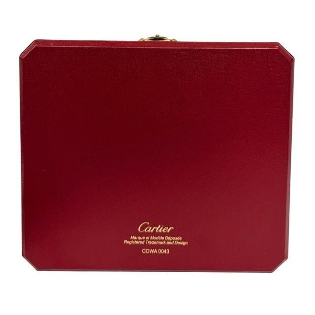 Used Cartier case watch empty box empty box box manual booklet accessories vanity box red red Cartier watch case box