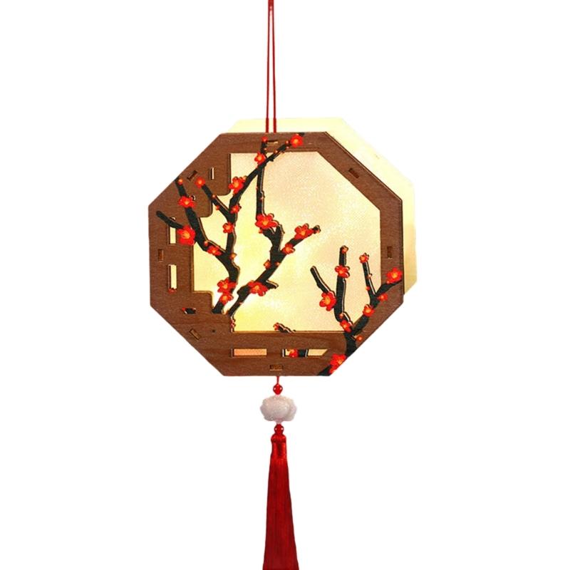 Lovely Rabbits Light Hanging Decors Portable Autumn Festival Rabbits Light Decoration for Cultural Enthusiasts