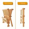 1 Pc Foldable Bamboo Tableware Drain Rack 2 Layer Large Countertop Drying Rack with Bowl Cup and Cutlery Holders Kitchen