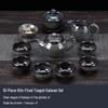 Yuzhuxun Kiln-Glazed Gongfu 10-Piece Tea Set