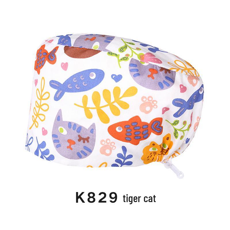 Oddychający Czysta Bawełna Czepek Chirurgiczny dla Lekarzy i Pielęgniarek