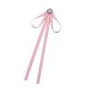 Rhinestone JK Bow Tie Imitation Pearl Cravat Elegant Ribbon Brooches  Student