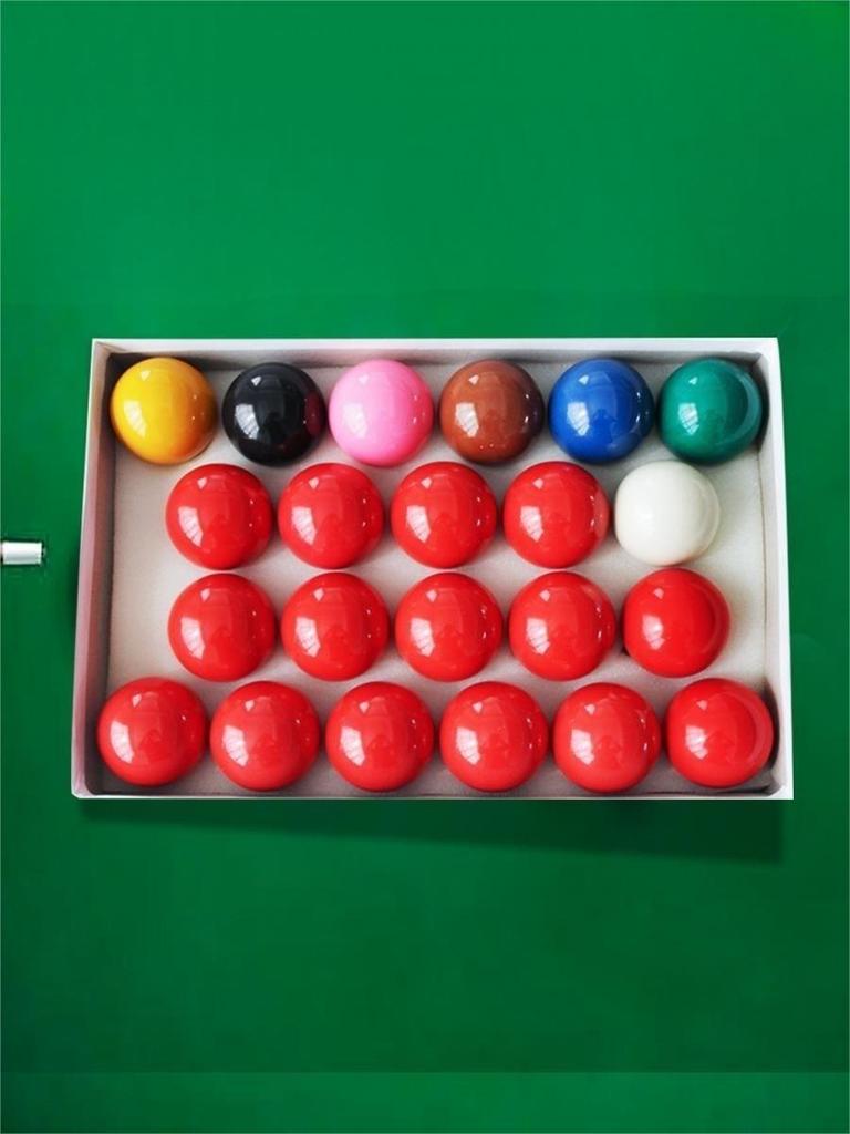 Snooker 1-7/8 Resin Pool Table Balls - 4.76/5.25 Diameters for Competition