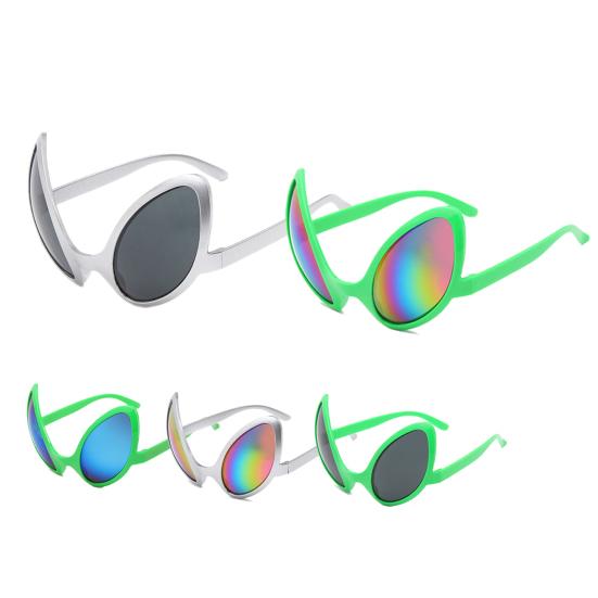 Okulary Cosplay Zabawne Wygodne do Noszenia Przebieranki Plastikowe Halloween Party Dorośli Dzieci Okulary Obcych do Klubu