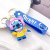 Creative 3D Cartoon Stitch PVC Keychain Pendant Ornament