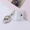 Mini Interstitial Card Holder Photo Holder Card Book Keyring 1 2 Inch Card Bag Photo Album Keychain