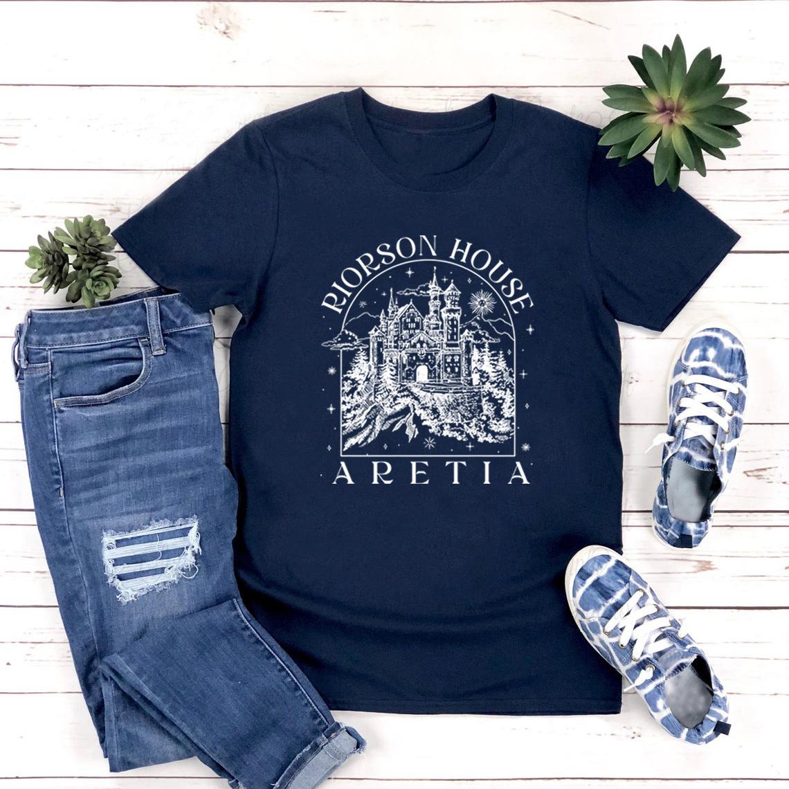 

Футболка Железное пламя Иксэйден Риорсон Дом Футболка Унисекс Винтажные футболки с графикой Повседневная футболка с коротким рукавом и круглым вырезом Книжный подарок XXXL