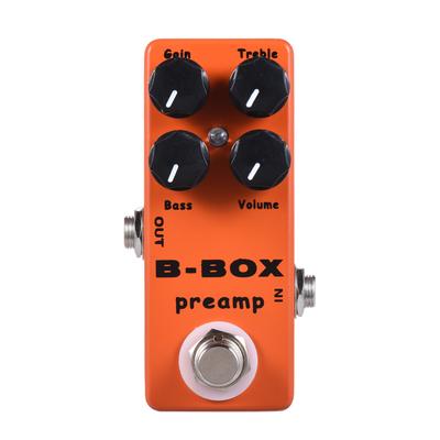 MOSKY B-Box E-Gitarre Vorverstärker Overdrive Effektpedal Vollmetallgehäuse True Bypass
