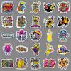 50 Trendy Waterproof Street Art & Graffiti Stickers for Phone Cases & Suitcases (50 Sheets)