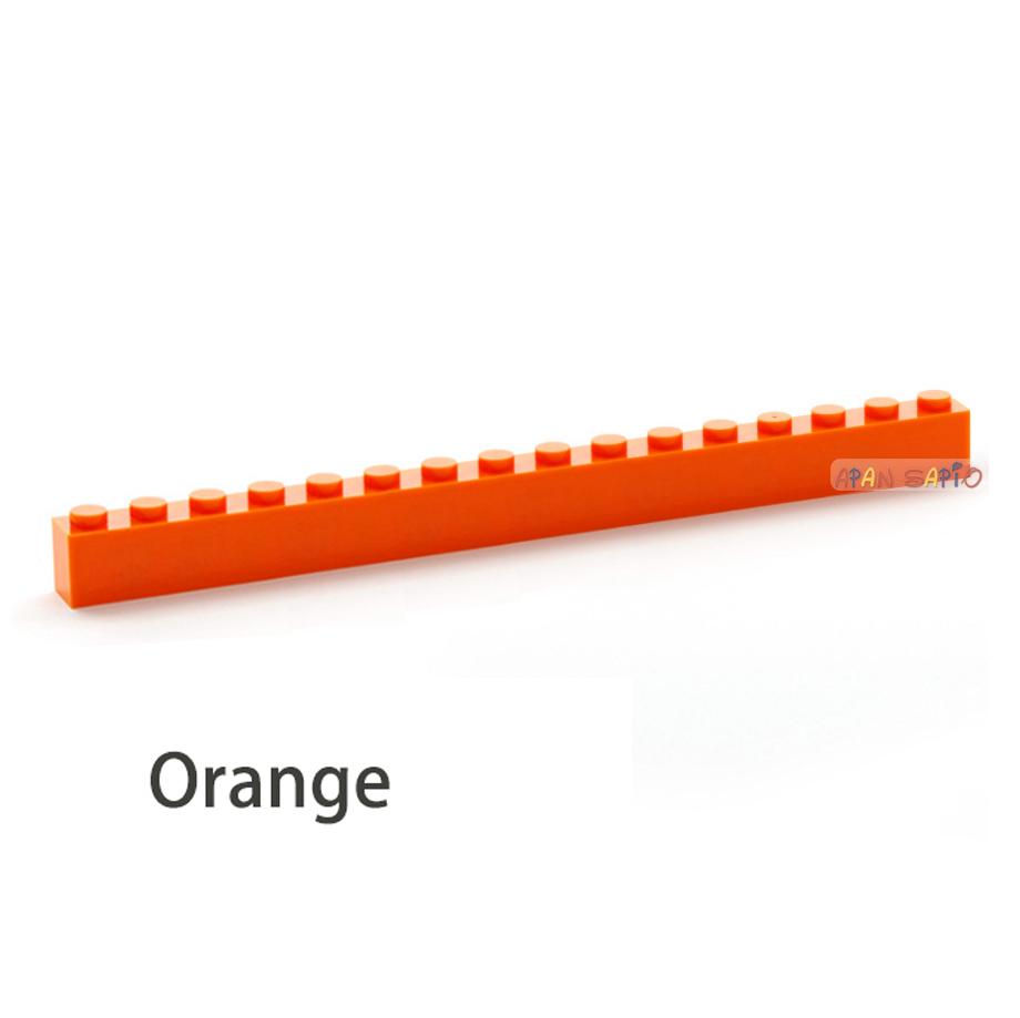 

50pcs Thick 1x16 Dots DIY Building Blocks Figures Bricks Educational Creative Size Compatible With Brands Toys for Children 2465