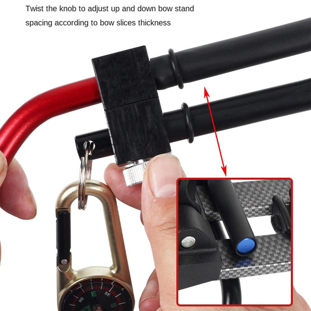 Portable Folding Bow Bracket With Buckle Adjustable Design Compound Bow Archery Equipment Accessories