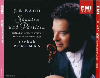CD PERLMAN (ITZHAK); BACH - Bach: Solo Violin  TOCE8712 Japan ObiClassical Used