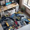 Batman Pattern Rug, Indoor/Outdoor Mat, for Picnic, Gameroom, Bedroom, Office, Living Room, Home Decor Carpet, Birthday Gift