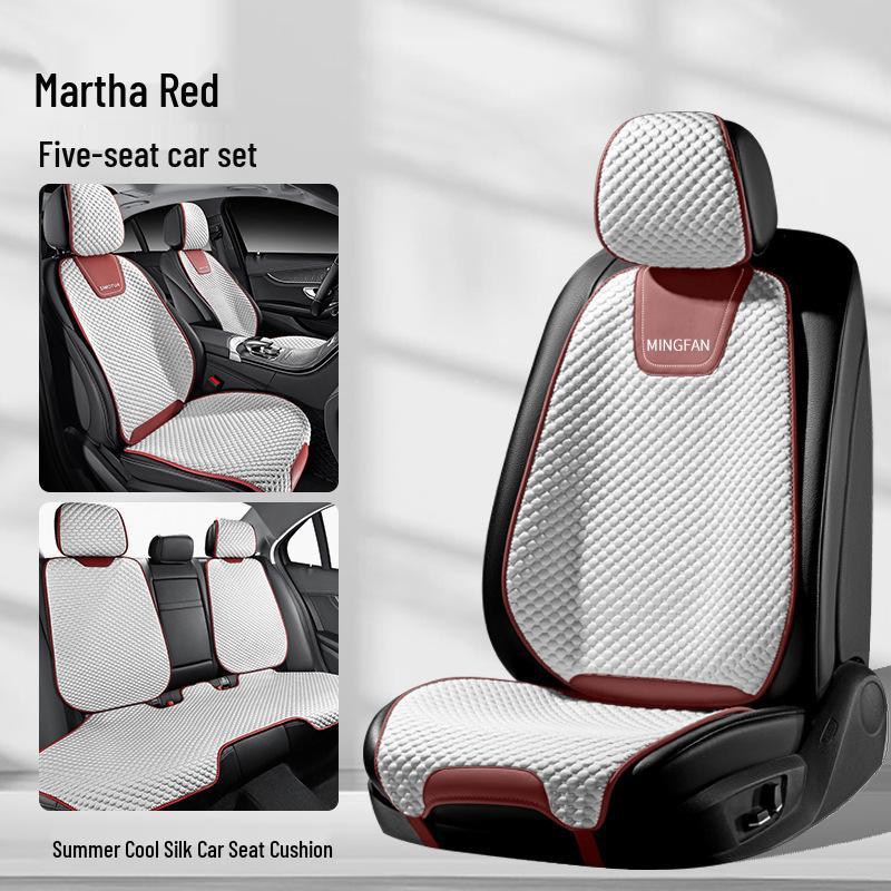 Universal Four Seasons Car Seat Cushion - Breathable, Small Waist Design for Summer and Winter Comfort