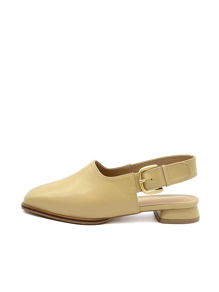 Nontheless Square Toe Slingback Butter N-183/Bt