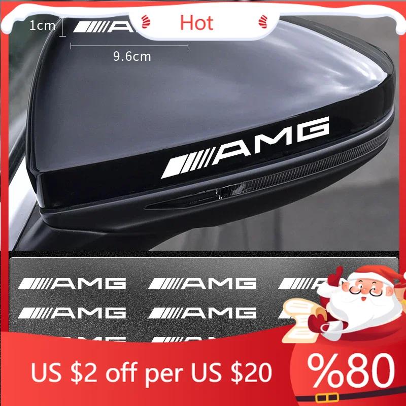 DJR5   1/2/5/10pcs Car Interior Random Stickers Car Goods Car steering wheel Decal For For Mercedes Benz AMG A B C E CLA GLS CLS Class