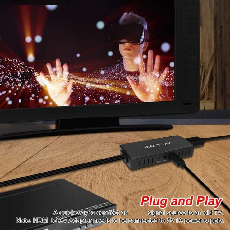 1080P HDTV Male to 3RCA Video Cable HDTV to 3RCA Cable Connector Adapter for HDTV Gaming Console Accessories