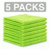 Multipurpose Microfiber Cleaning Cloth (1pc Pack,11x11cm)Mixed Color Cleaning Rags,Super Absorbent & Reusable Towels for Kitchen