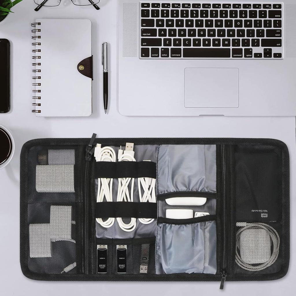 Organizator de călătorie Pachet Accesorii Electronice, Geantă de transport pentru unelte Geantă de depozitare Pentru Încărcător USB Card de Memorie SD Flash Hard Disk