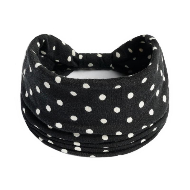 Haarschmuck Retro Haarband Dicke Breite Stirnbänder Turban Workout Bedrucktes Stirnband Kopfwickel für Damen Yoga Sport Haarband