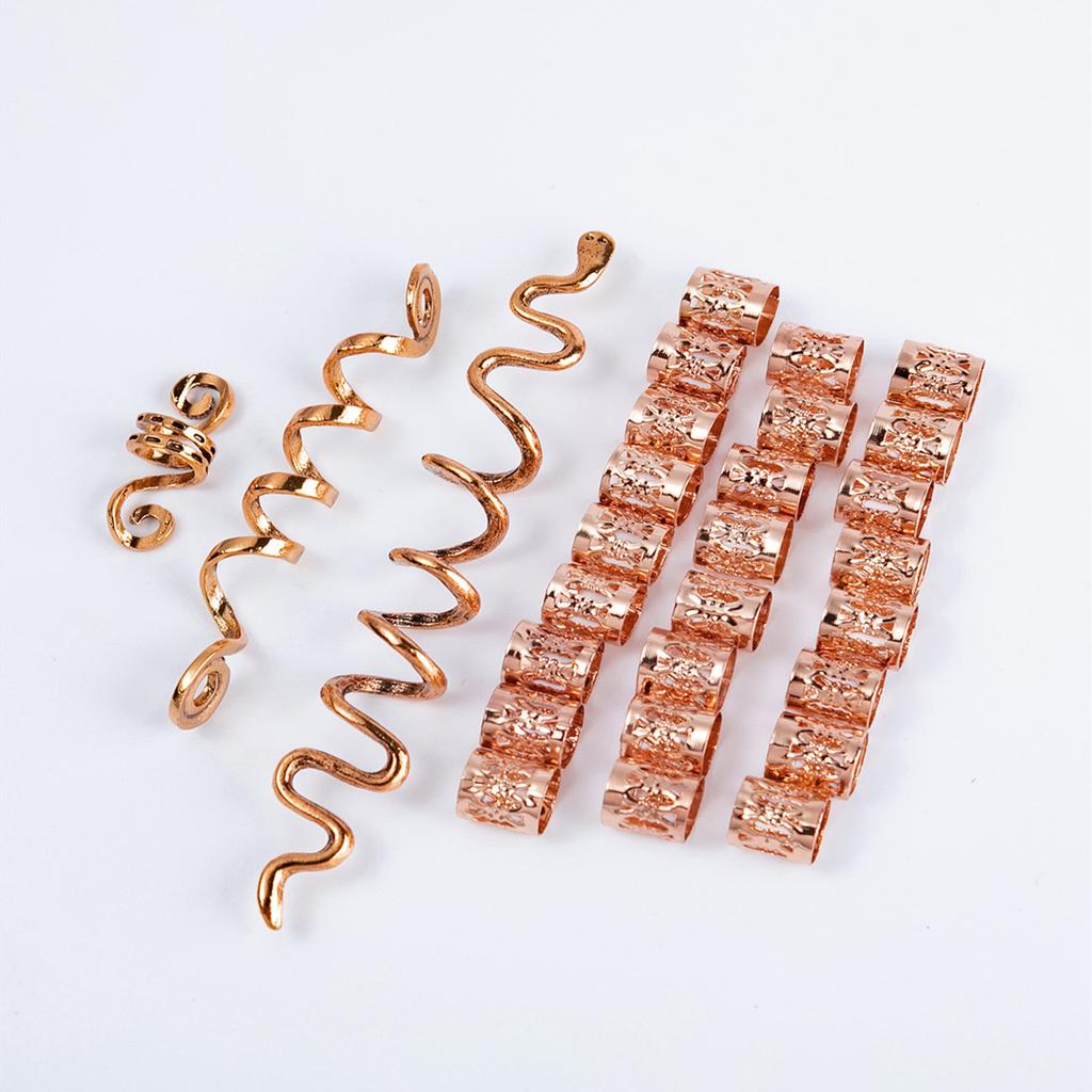 28 STÜCKE Europäischen und Amerikanischen populären Viking Celtic knoten retro ethnischen stil spirale schlange geformt schmutzig geflecht haarspange zubehör