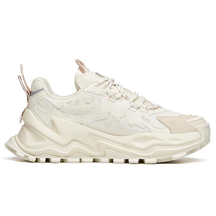 Anta Slip Resistant Slip Resistant Low top Chunky Sneakers Women's Ecru 922138846-1