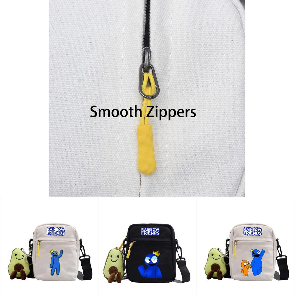 Cute Roblox Rainbow Friends Shoulder Bag For Kids Lightweight And Durable