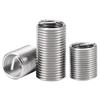 60pcs/set Silver M3-M12 304 Wire Thread Insert Repair Kit Set Stainless Steel Spiral For Hardware Repair Tools Easy Install