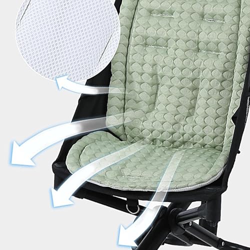 Stroller Insert - Reversible Stroller Pad | Breathable Baby Head & Body Support for Stroller, Daily Use, Travel, Leisure, Home & Car